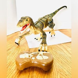 Lexibook Remote Control Velociraptor Dinosaur 18in Works Has Sounds